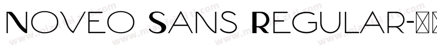 Noveo Sans Regular字体转换